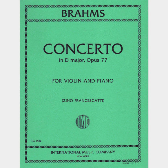 Brahms-Concerto-D-Major-Violin-Music-International